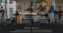 Desktop Screenshot of muzikantenhuis.be