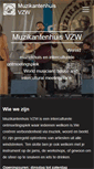 Mobile Screenshot of muzikantenhuis.be